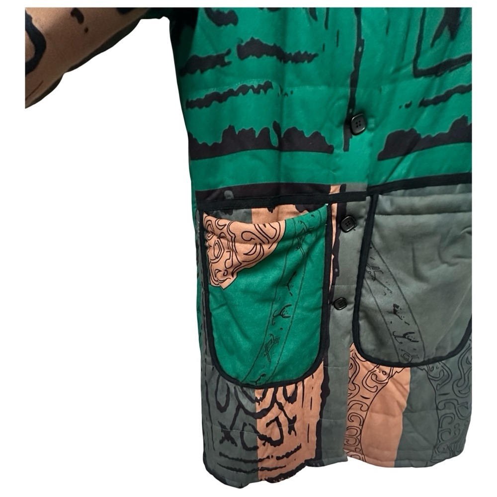 Artisan Patchwork Quilted Cotton Coat – Statement Piece - Picture 12 of 16